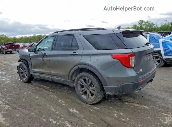 1FMSK8DH2PGB94643 2023 FORD EXPLORER Серый Задняя левая четверть