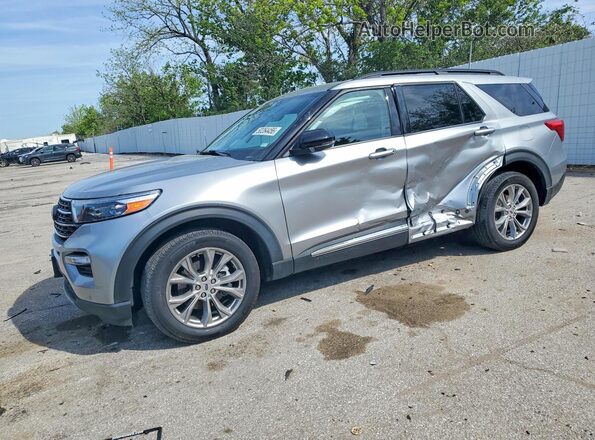 1FMSK8DH2RGA45118 2024 FORD EXPLORER Серебряный Передняя левая четверть