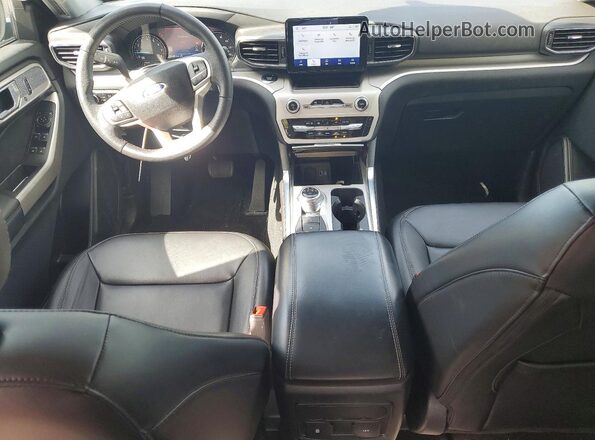 1FMSK8DH2RGA45118 2024 FORD EXPLORER Серебряный Вид панели приборов
