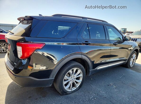 1FMSK8DH3LGA17349 2020 FORD EXPLORER Черный Задняя правая четверть