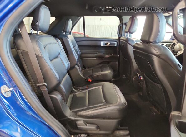 1FMSK8DH3LGA53980 2020 FORD EXPLORER Blue Rear interior view