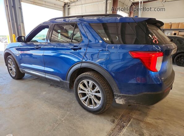 1FMSK8DH3LGA53980 2020 FORD EXPLORER Blue Rear left