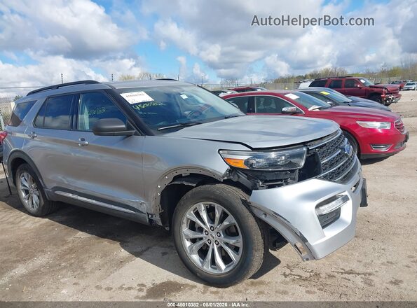 1FMSK8DH3LGC19544 2020 FORD FORD EXPLORER Silver წინა მარჯვენა