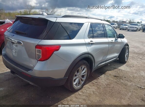 1FMSK8DH3LGC19544 2020 FORD FORD EXPLORER Silver უკანა მარჯვენა