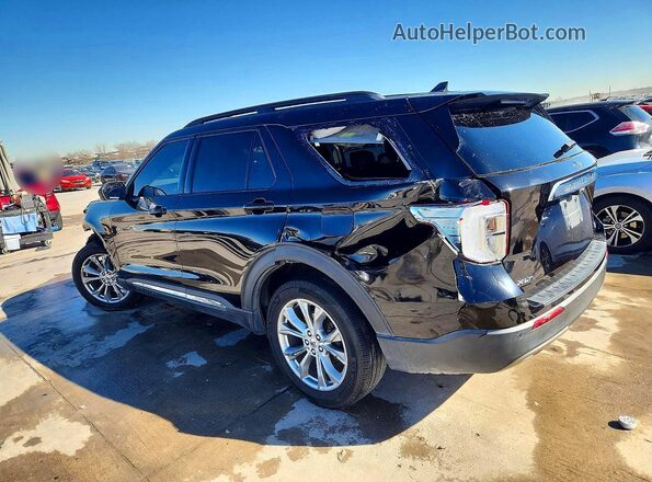 1FMSK8DH3MGA00696 2021 FORD FORD EXPLORER Black Rear left