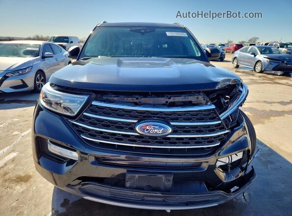 1FMSK8DH3MGA00696 2021 FORD FORD EXPLORER Black Front view