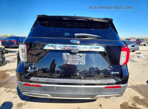 1FMSK8DH3MGA00696 2021 FORD FORD EXPLORER Black Rear view
