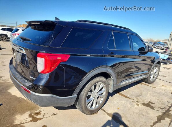 1FMSK8DH3MGA00696 2021 FORD FORD EXPLORER Black Rear right
