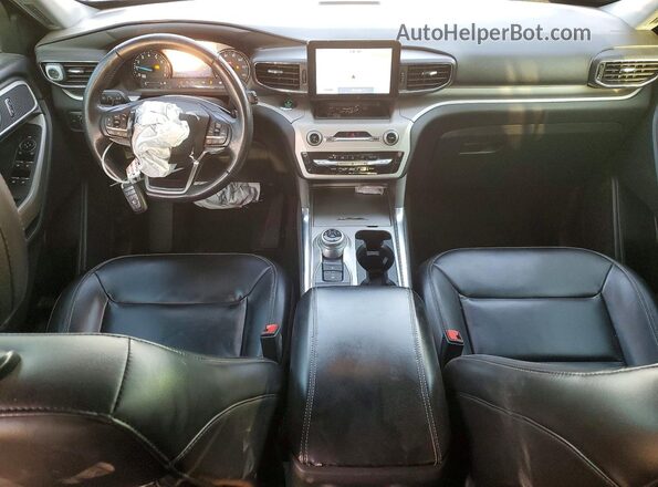 1FMSK8DH3MGA72515 2021 FORD FORD EXPLORER Белый Вид панели приборов