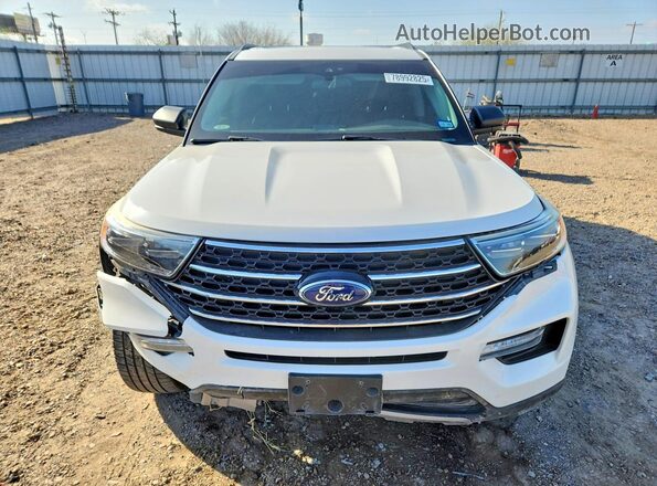 1FMSK8DH3MGA72515 2021 FORD FORD EXPLORER Белый Вид спереди