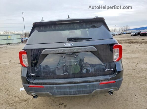 1FMSK8DH3MGC10652 2021 FORD EXPLORER Черный Вид сзади