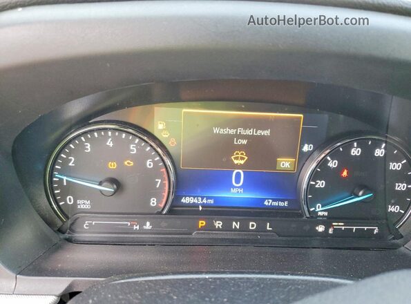 1FMSK8DH3MGC10652 2021 FORD EXPLORER Черный Вид щитка приборов