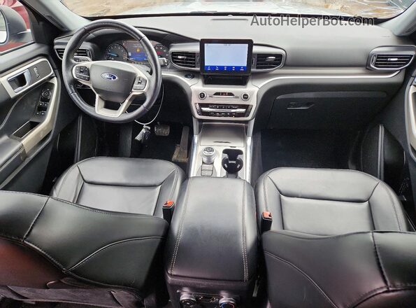 1FMSK8DH3NGA20125 2022 FORD EXPLORER Silver Вид панелі приладів