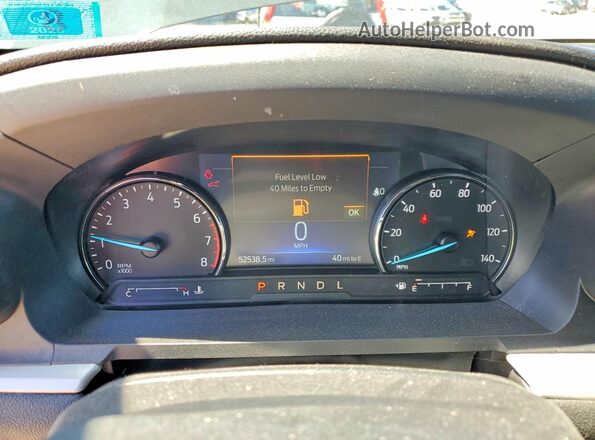 1FMSK8DH3NGC44480 2022 FORD EXPLORER Green Instrument cluster view