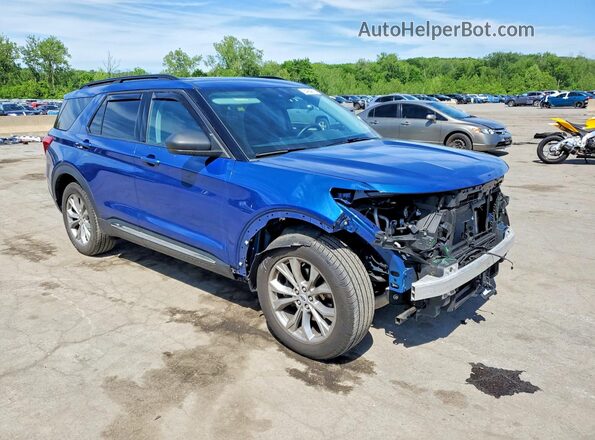 1FMSK8DH3PGA37381 2023 FORD EXPLORER Blue Przód prawy