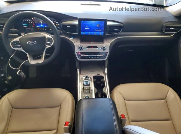 1FMSK8DH3PGC39119 2023 FORD EXPLORER Серый Вид панели приборов