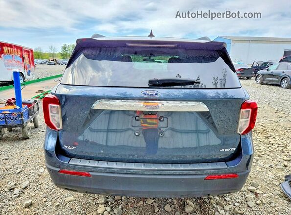 1FMSK8DH3RGA43216 2024 FORD EXPLORER Серый Вид сзади