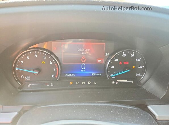 1FMSK8DH3RGA43216 2024 FORD EXPLORER Серый Вид щитка приборов