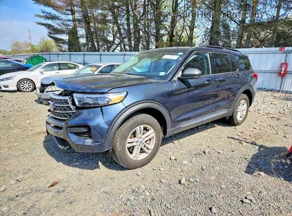 1FMSK8DH3RGA43216 2024 FORD EXPLORER Серый Передняя левая четверть
