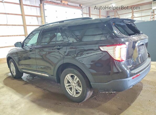 1FMSK8DH4LGD14338 2020 FORD EXPLORER Черный Задняя левая четверть