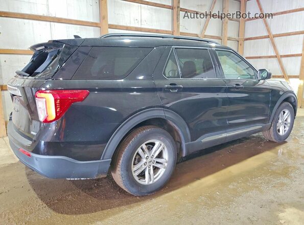 1FMSK8DH4LGD14338 2020 FORD EXPLORER Черный Задняя правая четверть