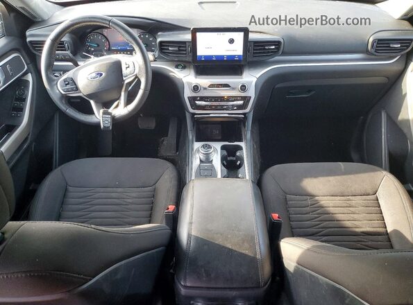 1FMSK8DH4LGD14338 2020 FORD EXPLORER Черный Вид панели приборов