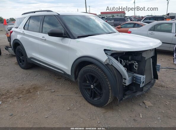 1FMSK8DH4MGC38962 2021 FORD FORD EXPLORER White Передня права чверть