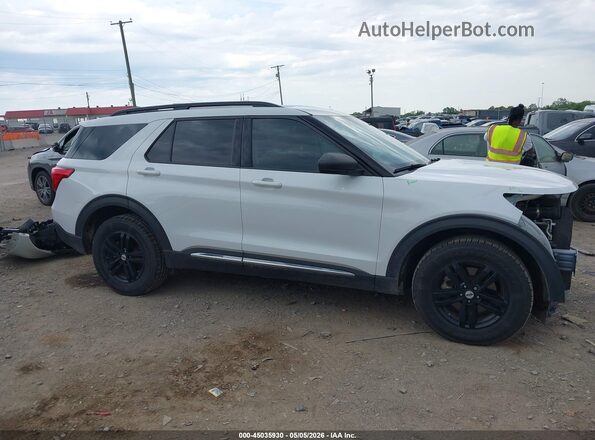 1FMSK8DH4MGC38962 2021 FORD FORD EXPLORER White Панорамний вид салону 360°