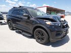 2022 Ford Explorer Xlt Black vin: 1FMSK8DH4NGA33143