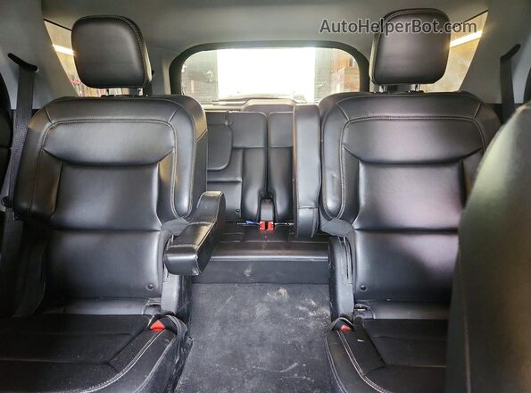 1FMSK8DH4NGA99563 2022 FORD EXPLORER Black Vista de los asientos traseros