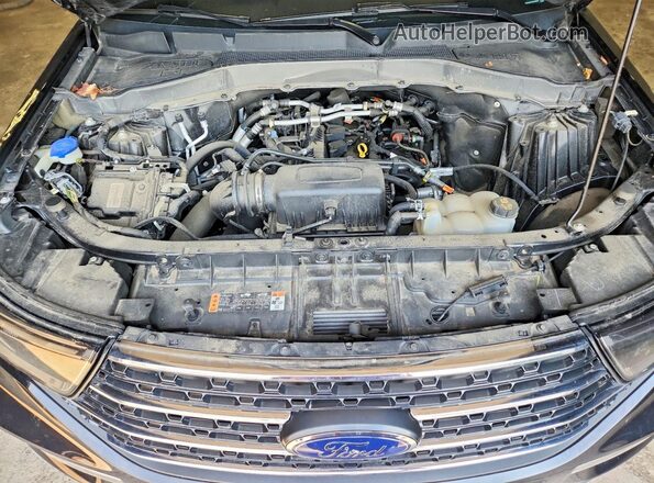 1FMSK8DH4NGA99563 2022 FORD EXPLORER Black Vista del compartimento del motor