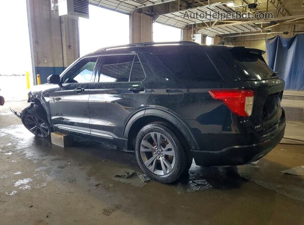 1FMSK8DH4RGA19149 2024 FORD EXPLORER Черный Задняя левая четверть