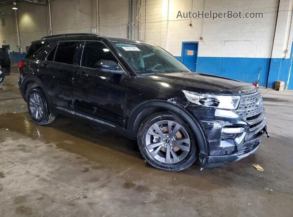 1FMSK8DH4RGA19149 2024 FORD EXPLORER Черный Передняя правая четверть