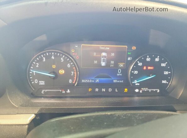 1FMSK8DH4RGA19149 2024 FORD EXPLORER Черный Вид щитка приборов