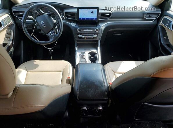 1FMSK8DH5LGA57576 2020 FORD FORD EXPLORER Зеленый Вид панели приборов