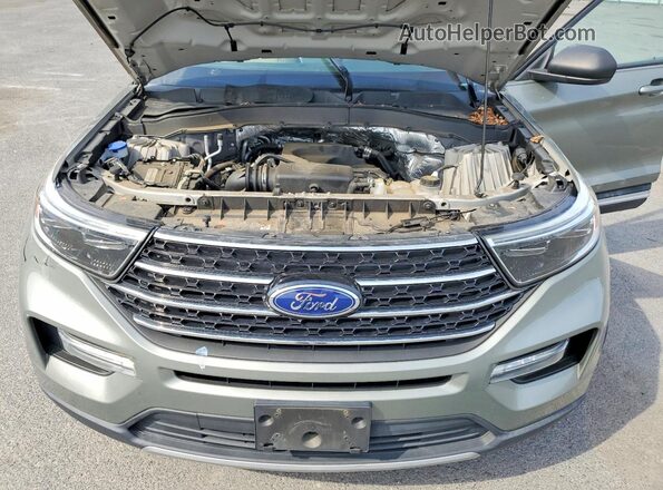1FMSK8DH5LGA57576 2020 FORD FORD EXPLORER Зеленый Вид подкапотного пространства