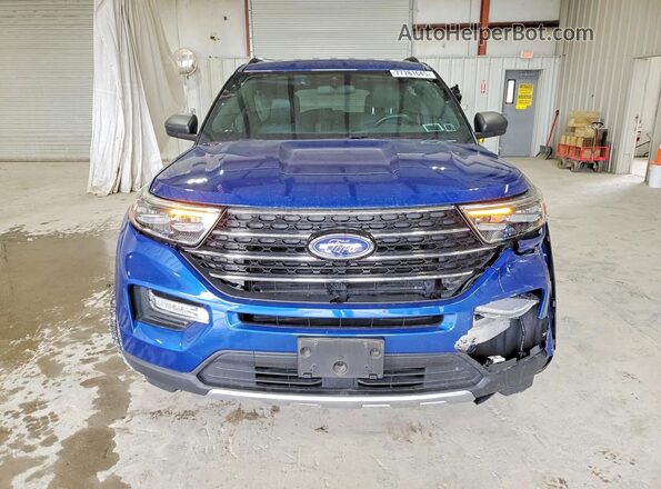 1FMSK8DH5LGA87824 2020 FORD EXPLORER Синий Вид спереди