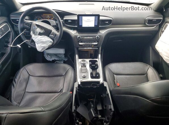 1FMSK8DH5LGA87824 2020 FORD EXPLORER Синий Вид панели приборов