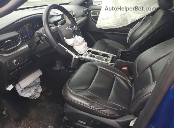 1FMSK8DH5LGA87824 2020 FORD EXPLORER Синий Вид салона спереди