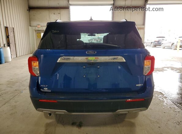 1FMSK8DH5LGA87824 2020 FORD EXPLORER Синий Вид сзади