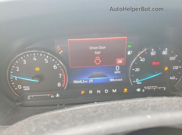 1FMSK8DH5LGA87824 2020 FORD EXPLORER Синий Вид щитка приборов