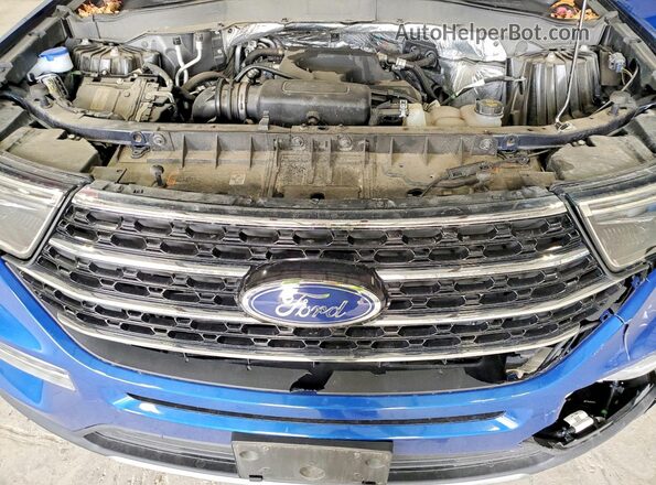 1FMSK8DH5LGA87824 2020 FORD EXPLORER Синий Вид подкапотного пространства