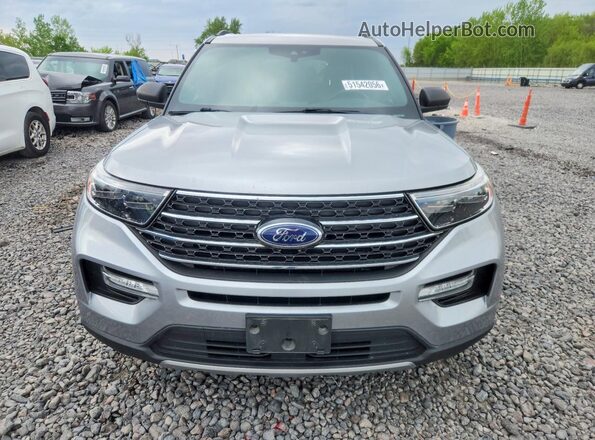 1FMSK8DH5LGB34172 2020 FORD EXPLORER Серебряный Вид спереди