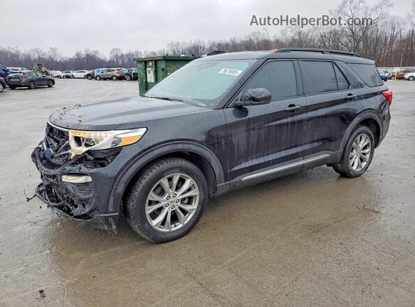 1FMSK8DH5LGC08478 2020 FORD EXPLORER Черный Передняя левая четверть