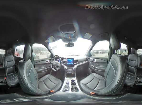 1FMSK8DH5LGC08478 2020 FORD EXPLORER Черный Панорамный вид салона 360°