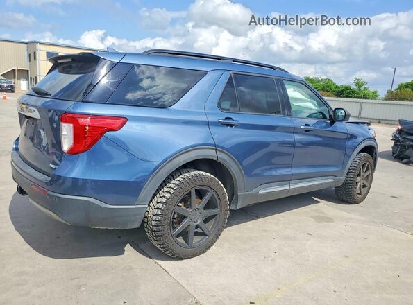 1FMSK8DH5LGC12563 2020 FORD FORD EXPLORER Blue Rear right