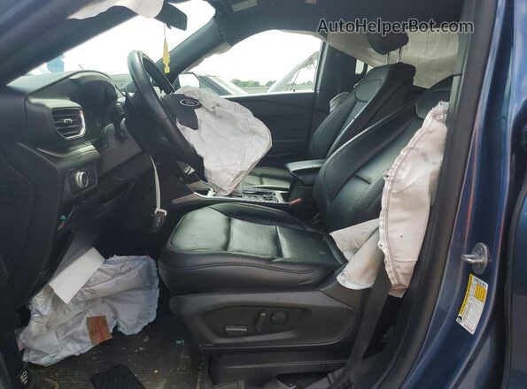 1FMSK8DH5LGC12563 2020 FORD FORD EXPLORER Blue Front interior view