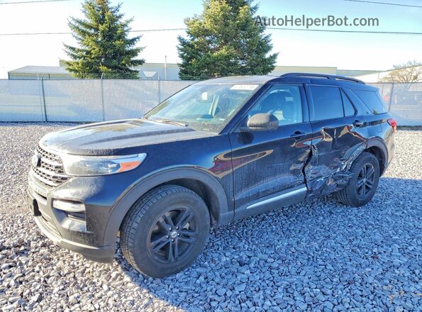 1FMSK8DH5LGC27340 2020 FORD EXPLORER Black Przód lewy