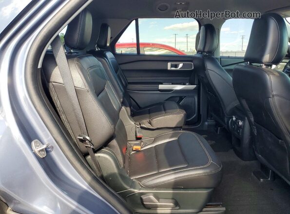 1FMSK8DH5MGA23297 2021 FORD EXPLORER Синий Вид задней части салона