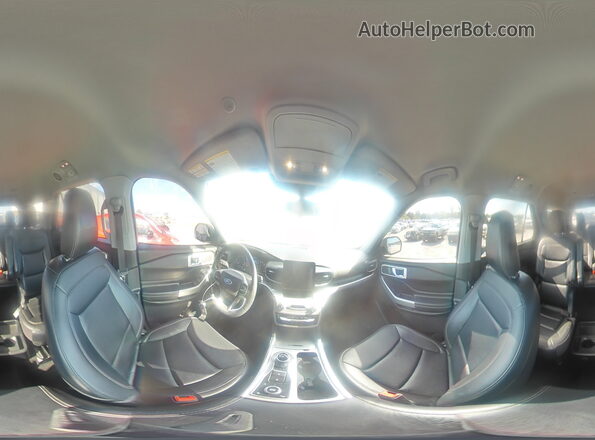 1FMSK8DH5MGA23297 2021 FORD EXPLORER Синий Панорамный вид салона 360°